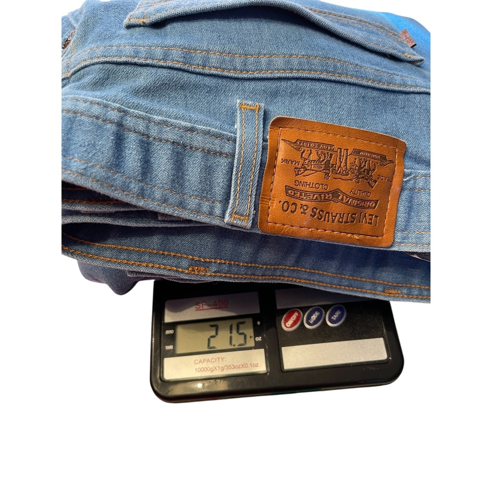 Vintage 977 Levi's 2001 Men's Denim Jeans Actual Measurements 40x27" FLAW Y2K - Picture 9 of 10